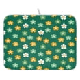 thumbnail image 1 of Heart Raspberry Flower Drying Dish Mat Quick Drying Absorbent Soft Durable for Kitchen 16" x 18", 1 of 10