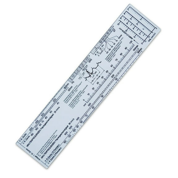 Heart Rate Scale Ruler Heart Rate Measuring Tool Caliper for Interpretation, Electrocardiogram Ruler Measuring Ruler