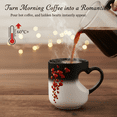 thumbnail image 1 of Heart Reveal Thermochromic Mug – Heat Activated Color Changing Coffee Cup with Hidden Heart Design,Colour Changing Heat Sensitive Mug Heart Shaped Magic Coffee Novelty Perfect Mother's Day Gift, 1 of 3
