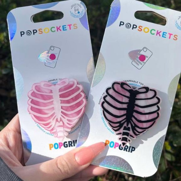 Heart Rib Cage phone stand gripWitchy Acrylic Phone Grip
