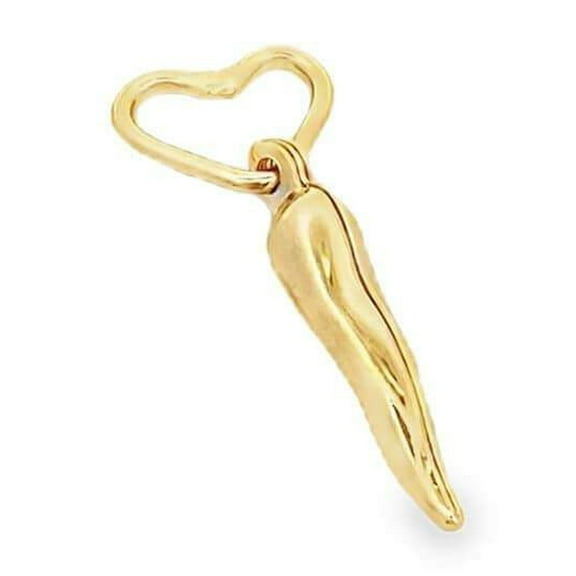 Heart Ring Chili Pepper Pendant