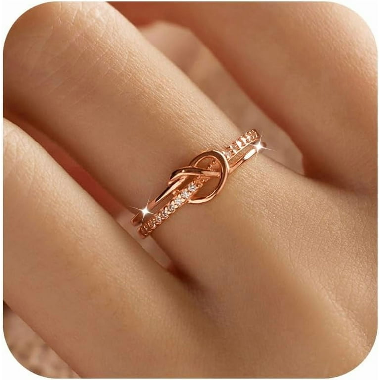 Knot Ring Mother Daughter Rings Walmart Thick And Thin Ring Mother