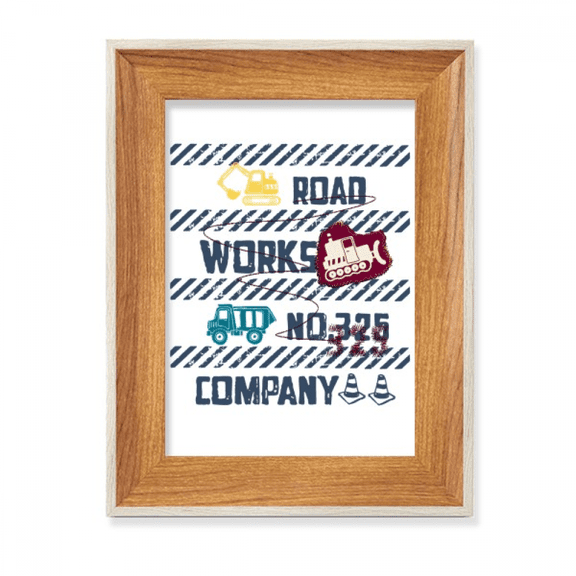 Heart Road Number Pattern Desktop Wooden Photo Frame Display Picture Art Painting Multiple Sets