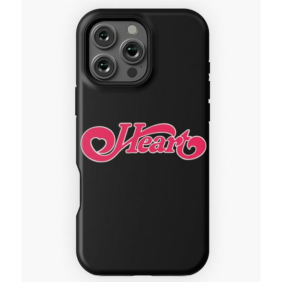 Heart Rock Band Music Logo Phone Case for iPhone 16 15 14 13 12 11 Pro Max