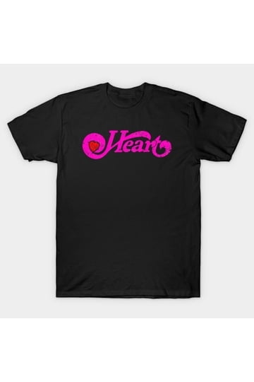 T-shirt Heart Band Charcoal - Unisexe, Toutes Tailles S à 5XL - Neuf Avec étiquettes