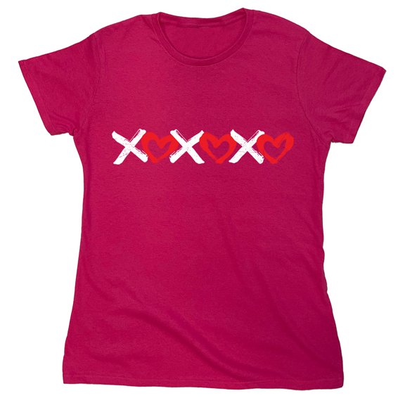 Heart Sarcastic Humor Novelty Funny Women's Casual Tees