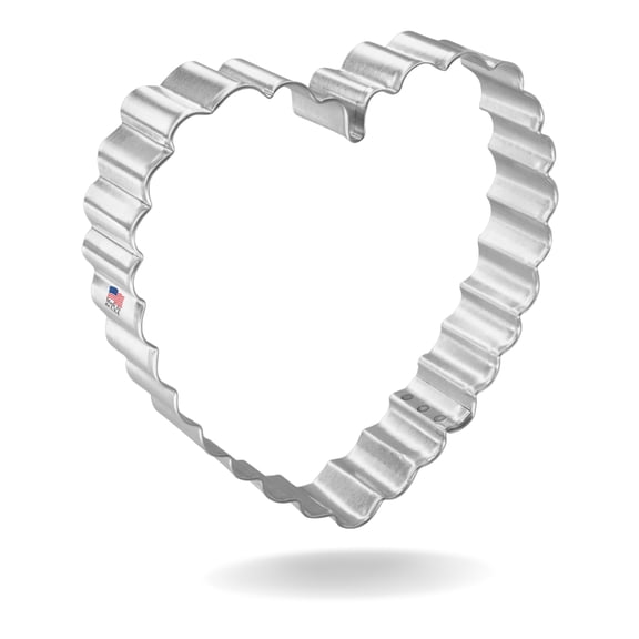 Heart Scalloped 4 In. B1403