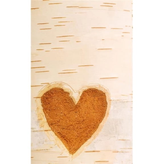 Heart Shape Carved in Bark of Tree Poster Print by Chris & Kate Knorr - 24 x 38 - Large