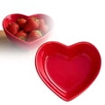 thumbnail image 1 of Heart Shape Ceramic Seasoning Dish, Sushi Dipping Bowl Appetizer Plate Serving Dish Snack Dish Mini Side Seasoning Dish, 1 of 9