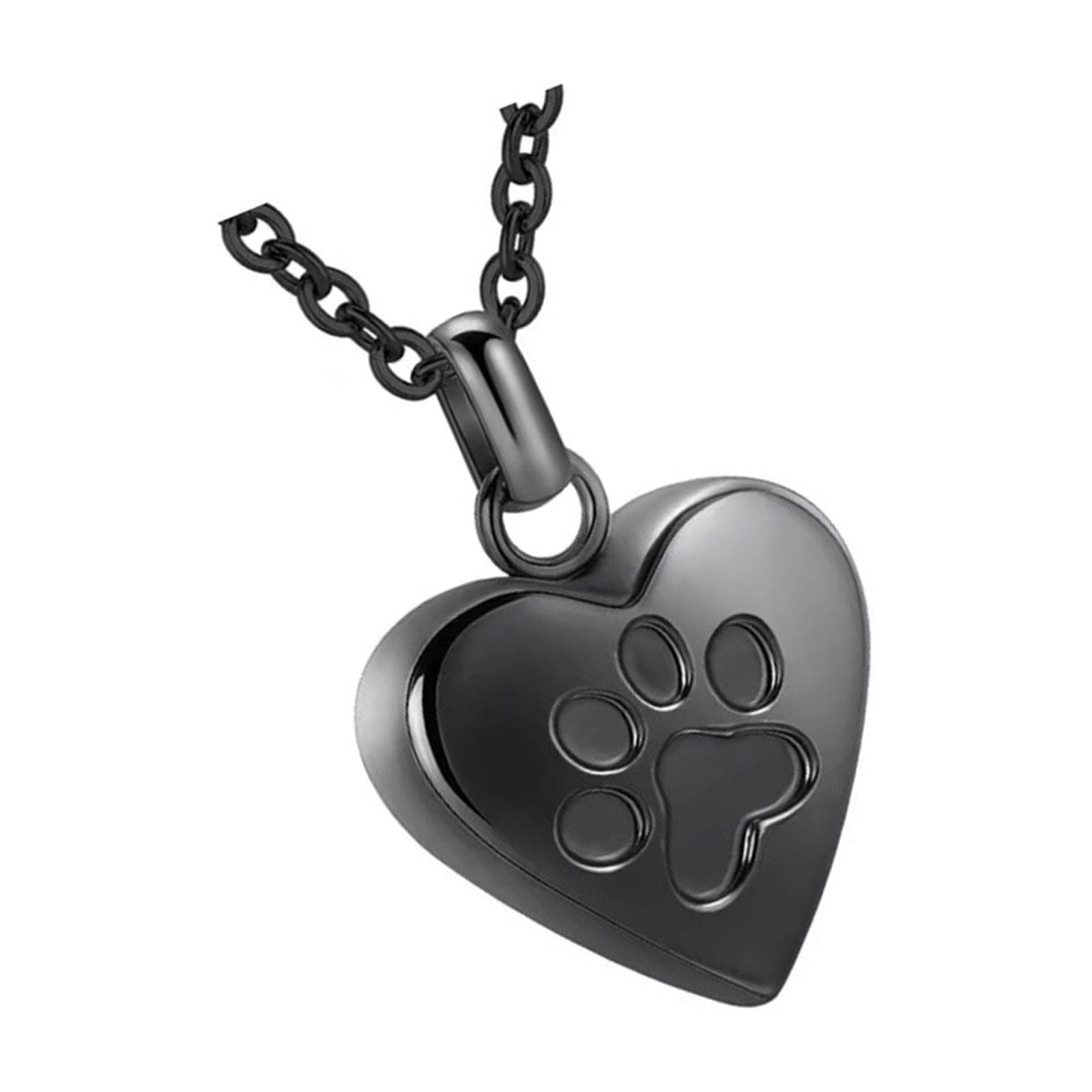 Heart Shape Charm Pet Ashes Container Necklace Pattern Designs Steel ...