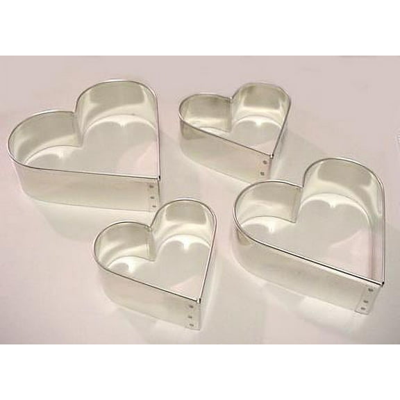Heart-Shape Cookie Cutter, Heavy Duty Tinned Steel 2-1/2"