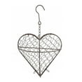 thumbnail image 1 of Heart Shape Hanging Planter Metal Artificial Plant Flower Pots Storage Basket, 1 of 7