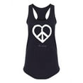 thumbnail image 1 of Heart Shape Peace Symbol. Tank Women -Image by Shutterstock, Female x-Large, 1 of 4