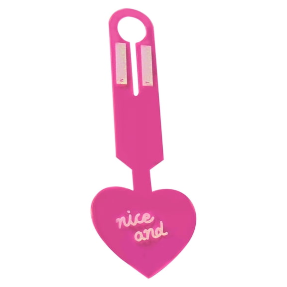 Heart Shape Pvc Bright Luggage Tags, Yellow Green Orange Fluorescent Name Label For Suitcase, Travel Bright Id Holder For Backpack And Bag (C)