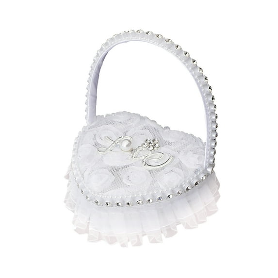 Heart-Shape Ring Case Romantic Banquet Unique Mini Fashion White Party Creative Wedding Rings Holder