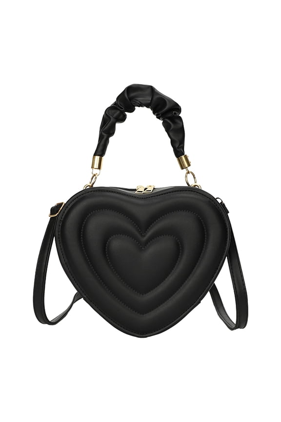 Heart Shape Satchel Crossbody Bags for Women Fashion Shoulder Bags Lightweight Top Handle Shoulder Bags