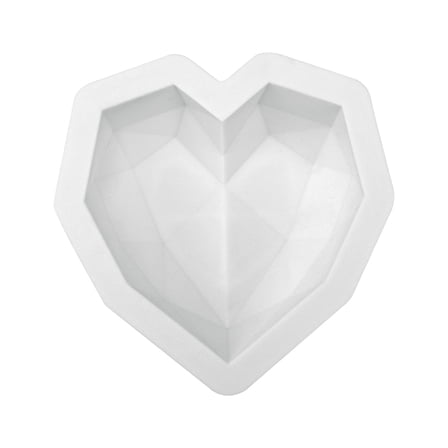 Heart Shape Silicone Baking Mold Flexible Cake Mold for Chocolate Pudding Jello Dessert Making Reusable Non-Stick Kitchen Baking Tool