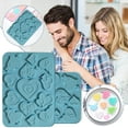 thumbnail image 1 of Heart Shape Silicone Molds,Non-stick Candy Heart Molds for Valentine,Food Grade Silicone Heart Molds for Baking,Chocolate,Gummy,Jelly,Wedding Cake,13 Multi-heart Baking Tool, 1 of 9