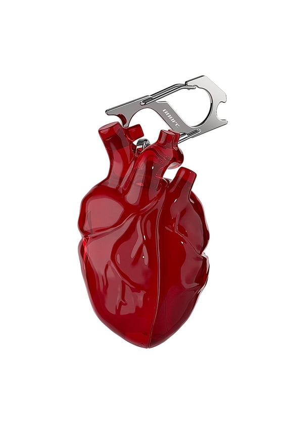 Heart Shape Silicone Protective Case for AirPods Pro 3, Transparent Soft Cover with Keychain Hook, Protective Case for Earbuds Charging Case