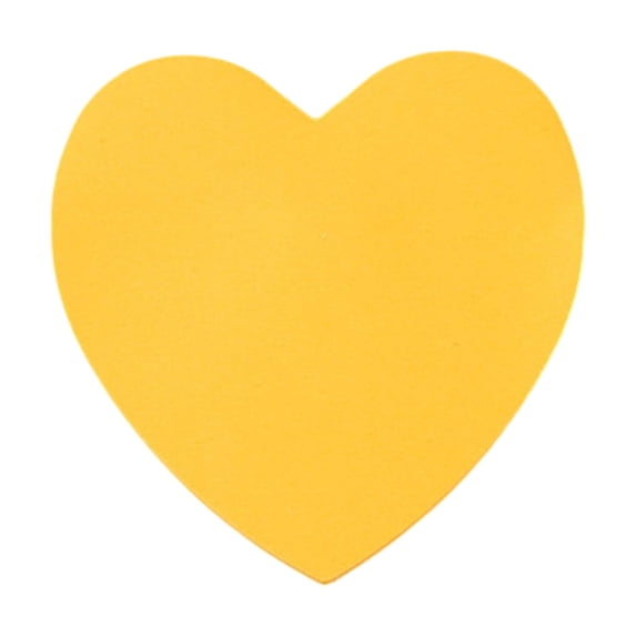 Heart Shape Sticky Notes 8 Color Bright Colorful Sticky Pad 50 Sheets/Pad Self-Sticky Note Pad (50/Set)