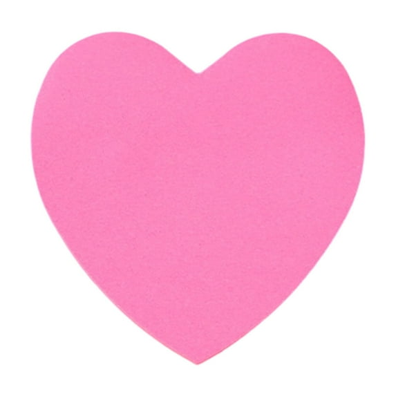 Heart Shape Sticky Notes 8 Color Bright Colorful Sticky Pad 50 Sheets/Pad Self-Sticky Note Pad (50/Set)