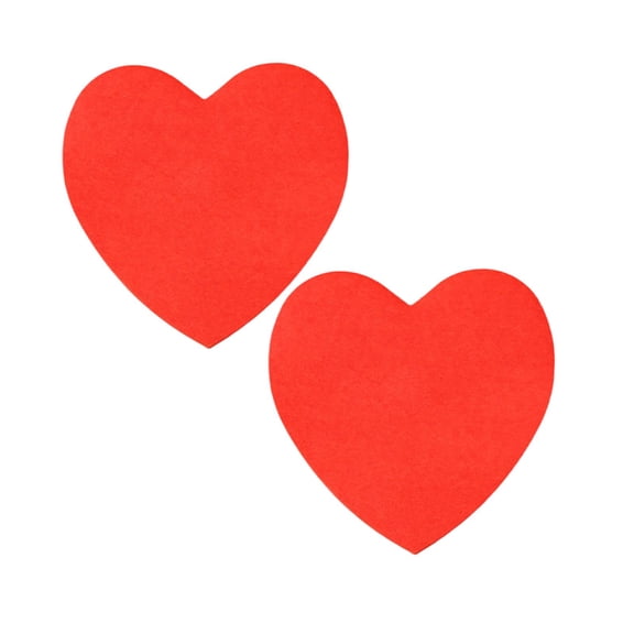 Heart Shape Sticky Notes, 8 Color Self-Stick Note Pads, 2.76 Inch Cute Heart Shaped Blank Book Tabs, Index Stickers for Home Office Remark Planner, Party Decor Valentine