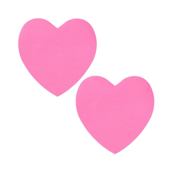 Heart Shape Sticky Notes, 8 Color Self-Stick Note Pads, 2.76 Inch Cute Heart Shaped Blank Book Tabs, Index Stickers for Home Office Remark Planner, Party Decor Valentine