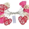 thumbnail image 1 of Heart Shape String Lights, Valentine's Day String Lights with LED Heart Lights, Plug in/Battery Hanging Valentines Window Fairy Lights for Indoor Outdoor Wedding Party Valentine Decor, 1 of 2