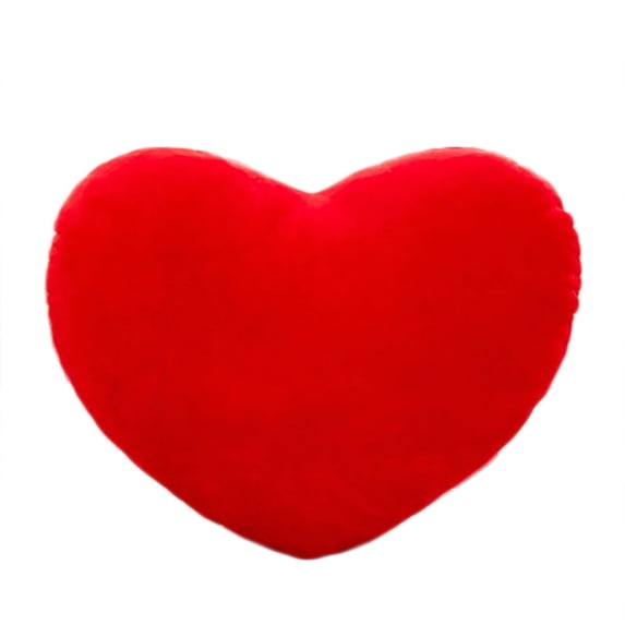Heart Shape Throw Pillow Decorative Back Cushion Soft Plush Material 7.8 Inches Small Heart Shaped Cushion for Valentine's Day Gift Home Sofa Decor Bedside Accent Pillow Red