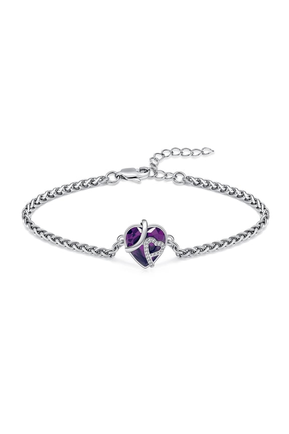 Heart Shape Urn Bracelet for Ashes for Women Stainless Steel Crystal Cremation Keepsake Adjustable Link Bangle Loved Ones Memorial Jewelry Gift