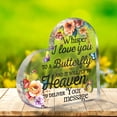 thumbnail image 1 of Heart Shaped Acrylic Memorial Decoration 3.9X3.9 Inch Keepsake Ornament for Lost Mother or Loved One Sentimental Bereavement Tabletop Decor Sign Sympathy Gift for Grieving Families, 1 of 5