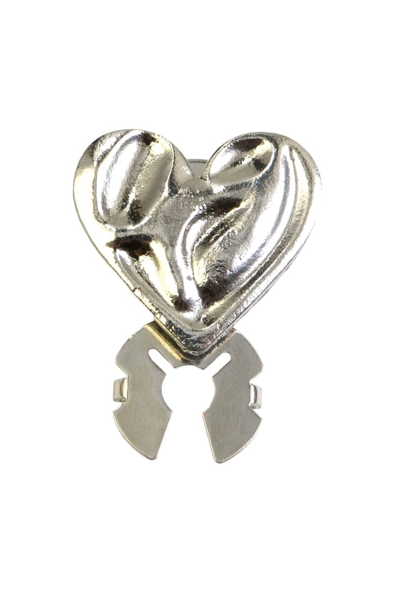 Heart Shaped Alloy Cufflinks Clip Decorative Button Covers For Shirt Jackets Wedding Dress Outfit Clothing Decoration