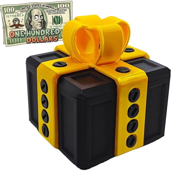 Heart-Shaped Annoying Gift Box, The Annoying Present with 3D Printed Screws, Romantic Prank Box for Ring Cash, Funny Valentines Day, Birthday, Anniversary(3D Heart)