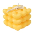 thumbnail image 1 of Heart Shaped Aromatherapy Candle for Valentine's Day – Decorative Wax Candle in White Pink Purple Blue Yellow, 6.5cm, 1 of 6