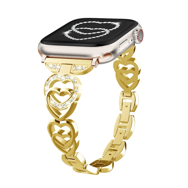 Heart-Shaped Band Compatible for Apple Watch Band 42mm 44mm  display picture 1