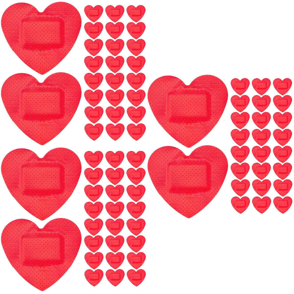 Heart Shaped Bandage First Aid Bandages Wound Toddler 150 Pcs Cartoon
