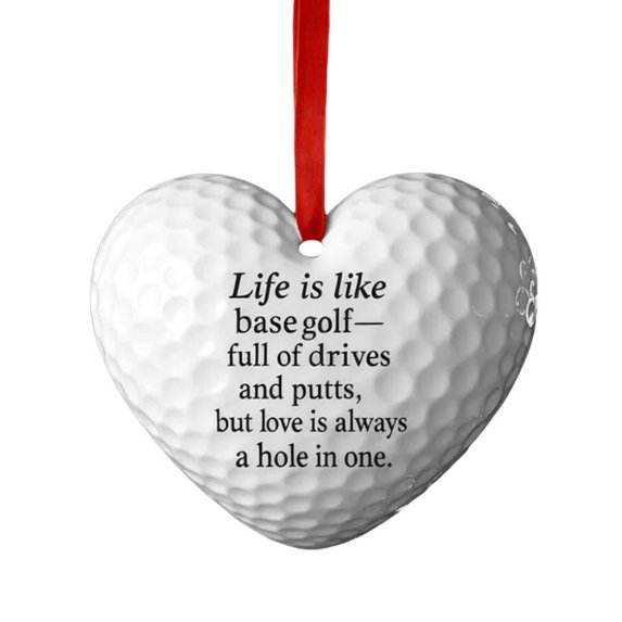 Heart-Shaped Baseball Ornaments, Softball Christmas Tree Ornament,Heart Shaped Sports Ornament Ball Sports Accessories for Team Teammate Birthday Party Favor Supplies