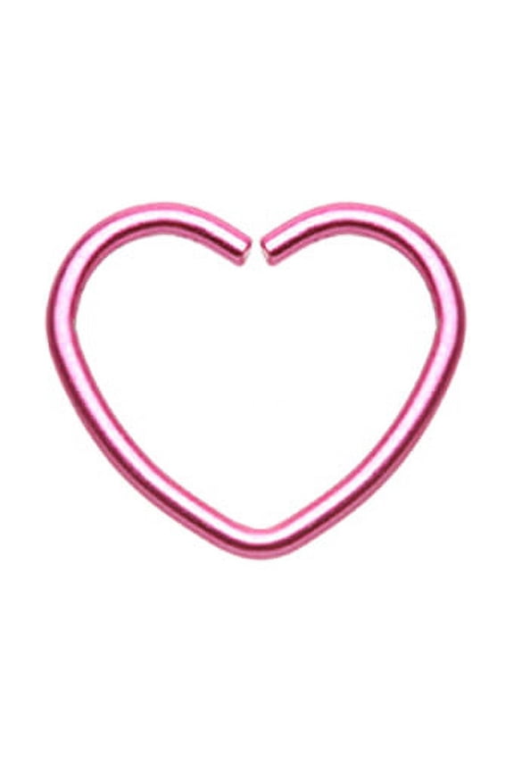 Heart Shaped Bendable Twist Hoop Ring