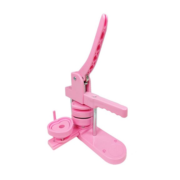Heart-Shaped Button Maker Machine 57x53mm Installation-DIY Pin Button Maker Press Machine ,Easy to Use