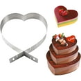 thumbnail image 1 of Heart Shaped Cake Pan, Adjustable Baking Cake Mold(6 To12 Inches), Heart Shaped Cake Pan, Family Birthday Party Christmas Baking Tool - Send Goods From Local Warehous, 1 of 5