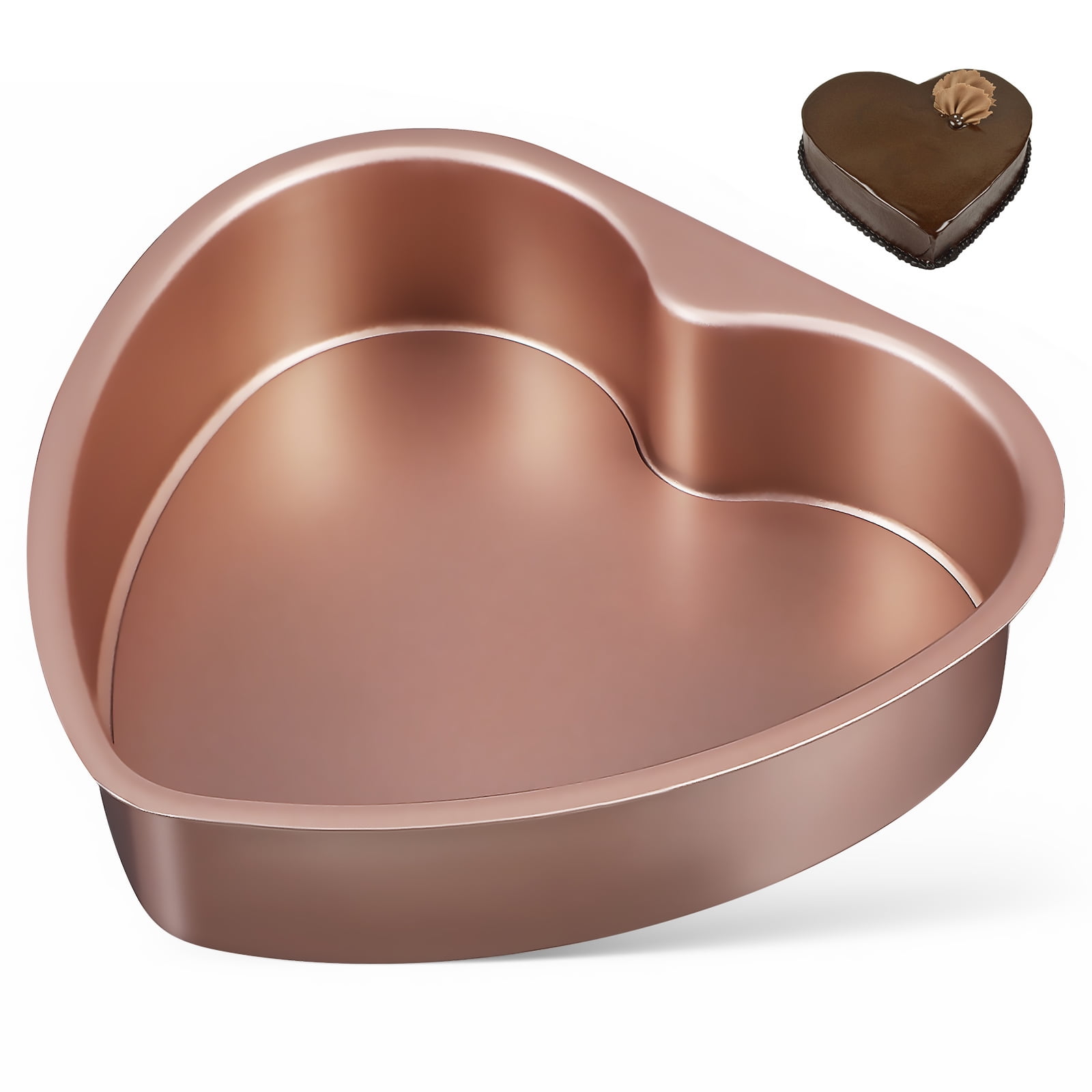 Heart Shaped Cake Tin Cake Mould Baking Heart Cake Pans Cake Mould Removable Base Cake Pan 8
