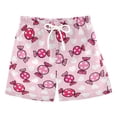 thumbnail image 1 of Heart Shaped Candy Swim Trunks Quick Dry Beach Pool Board Shorts Lightweight Stylish Print Sizes 2T to XL, 1 of 8