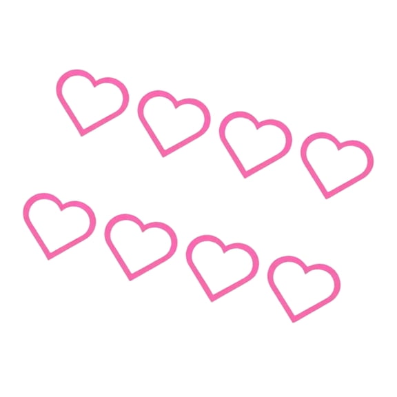 Heart Shaped Car Stickers Decoration Waterproof Strong Plastic Auto Body Decals Beautiful Pattern for Couples Family