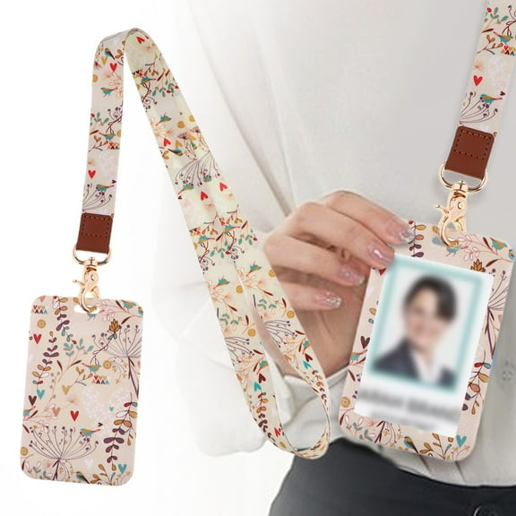 Heart Shaped Cell Phone Lanyard With Sliding Card Holder Adjustable Braided Strap For O Ffice ID Cards PVC Leather ID card holder