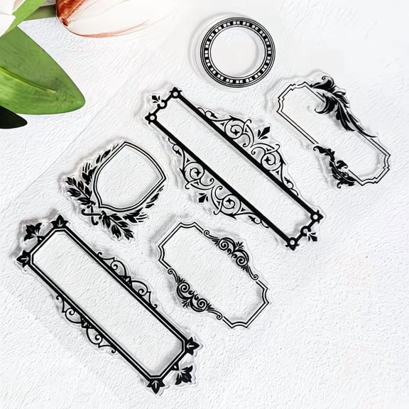Heart Shaped Clear Acrylic Stamp for Card Making Scrapbooking DIY Crafts Gift Decoration Precision Stamp for Personalized Projects