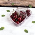 thumbnail image 1 of Heart Shaped Clear Plastic Storage Box Gift Container for Wedding Party Candy Treats 1-Pack, 1 of 8
