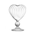 thumbnail image 1 of Heart Shaped Cocktail Glass 310ML Love Heart Wine Glass Transparent Champagne Glasses Goblet Margarita Drinking Glasses Crystal Juice Glass for Celebration Wedding Dinner Birthday Party, 1 of 6