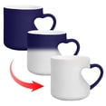 thumbnail image 1 of Heart-Shaped Color Changing Ceramic Mug 11oz Romantic Surprise Coffee Cup,Reveals Floating Red Hearts with Hot Beverages,Comfortable Handle for Valentines Birthday Gifts and Romantic Occasions-E, 1 of 7