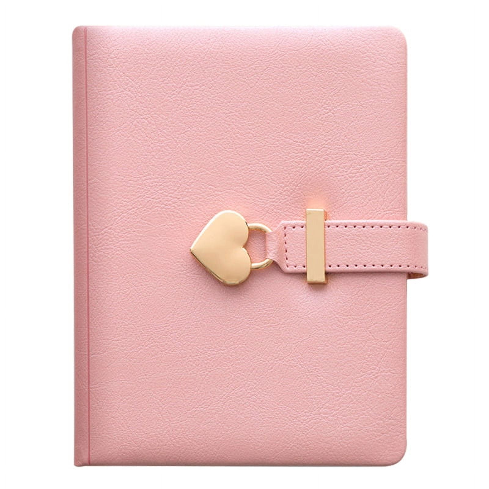 Girls Diary With Lock And Key For Girls Secret Kids Journals For Girls Pink  Heart Locking Journal Faux Leather G