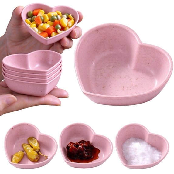 Heart Shaped Condiment Dish,3X2.68